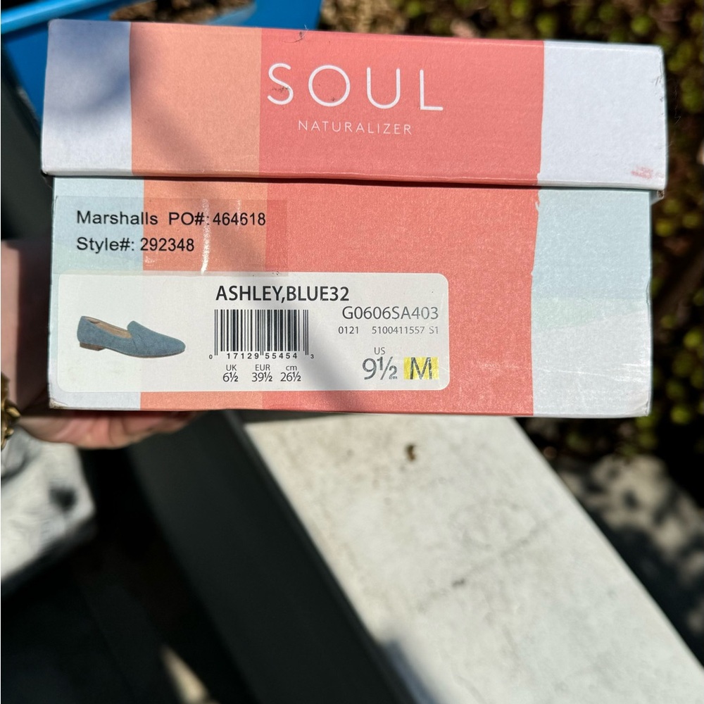 Soul naturalizer business casual slip on shoe in blue - Picture 6 of 7